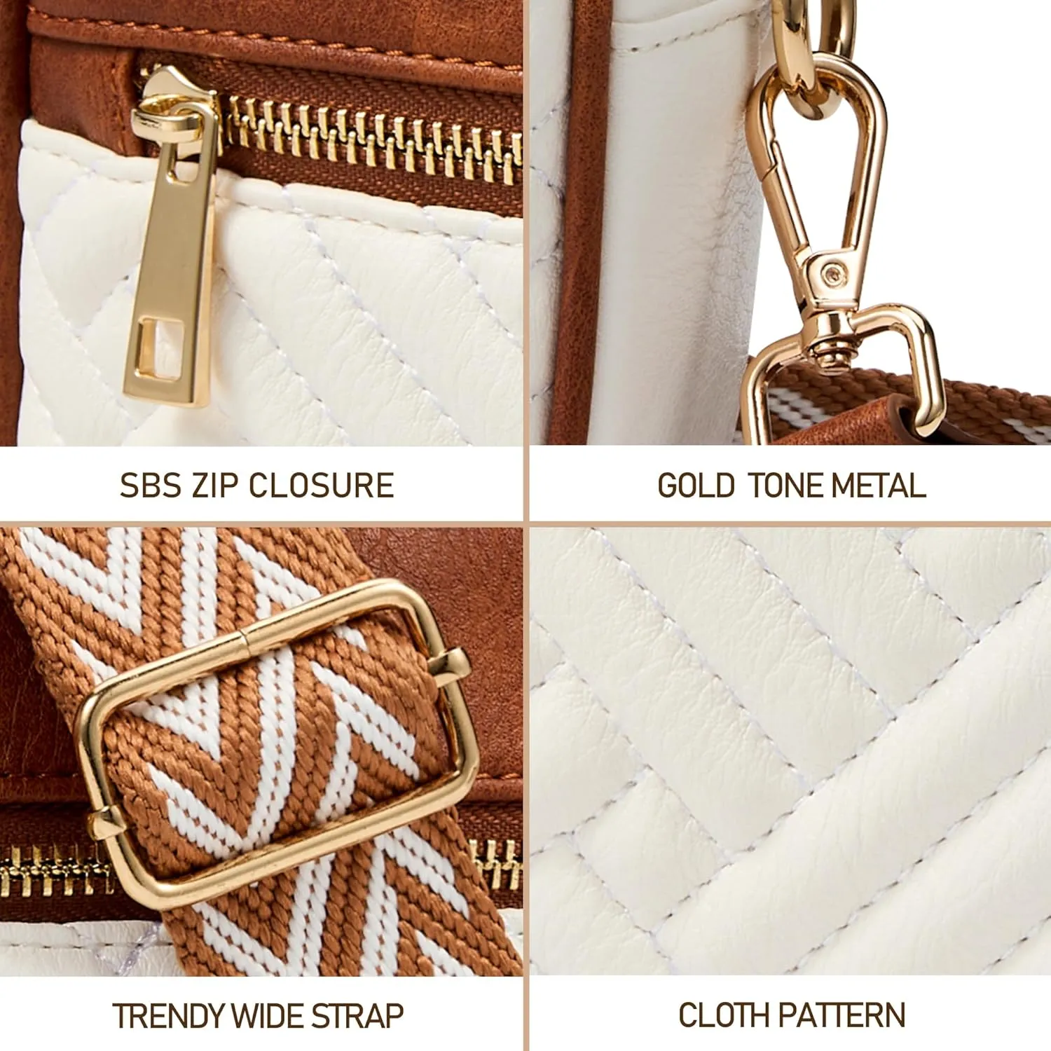 Fancy Forest Crossbody Bags for Women - Trendy Vegan Leather Small Purse, Travel-Ready Designer Accessory