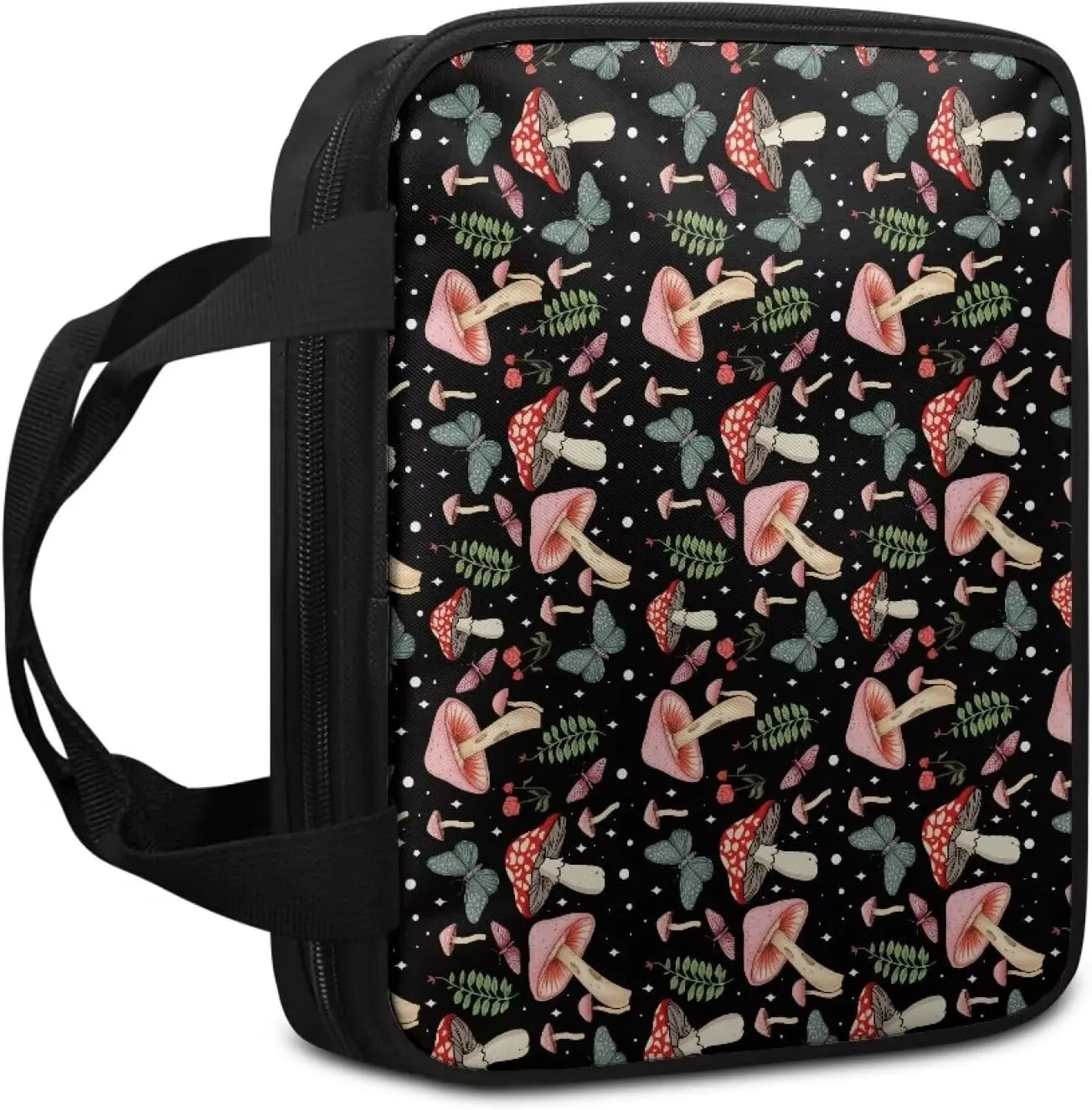 Fashion Bible Tote Bag,Bible Shoulder Bag for Men,Floral Bible Carrying Case for Women