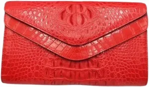 Fashion Designer Genuine Crocodile Female Women Small Envelop Purse Real Alligator Leather Ladies Single Cross Shoulder Bag