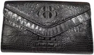 Fashion Designer Genuine Crocodile Female Women Small Envelop Purse Real Alligator Leather Ladies Single Cross Shoulder Bag