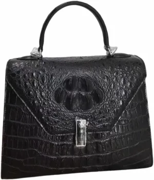 Fashion Designer Lady Purse Genuine Alligator Skin Women's Chic Handbag Crocodile Leather Female Shoulder Messenger Bag