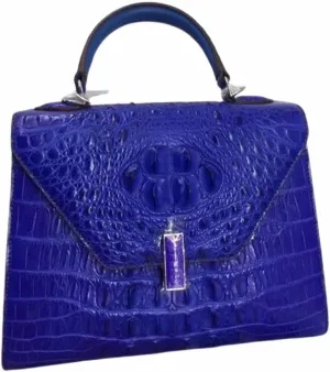 Fashion Designer Lady Purse Genuine Alligator Skin Women's Chic Handbag Crocodile Leather Female Shoulder Messenger Bag