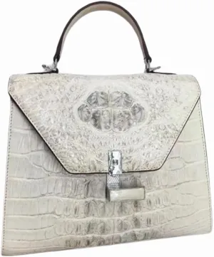 Fashion Designer Lady Purse Genuine Alligator Skin Women's Chic Handbag Crocodile Leather Female Shoulder Messenger Bag
