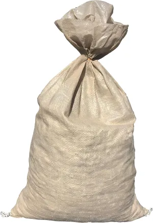 Filled Sandbags - Size: 14" x 26" - Color: Beige - Sand Bag - Flood Water Barrier - Store Bags by Sandbaggy (1000)