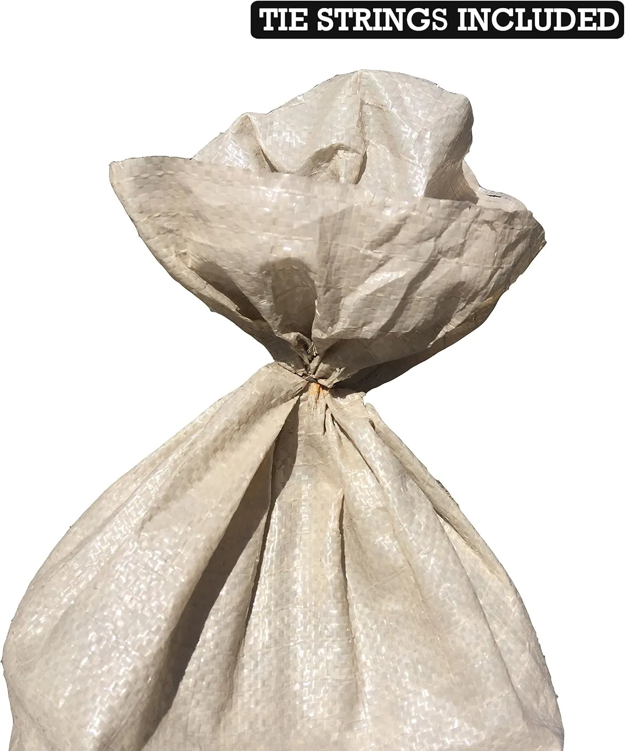 Filled Sandbags - Size: 14" x 26" - Color: Beige - Sand Bag - Flood Water Barrier - Store Bags by Sandbaggy (1000)