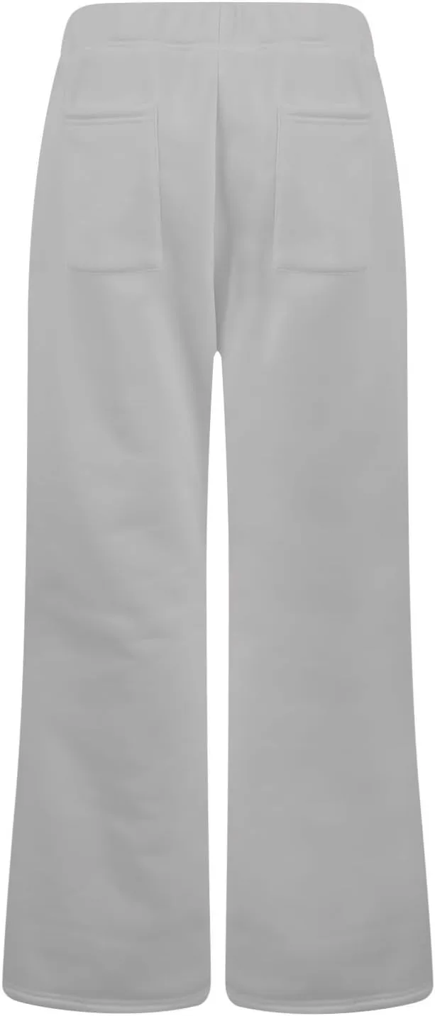 Flare Sweatpants Women Fleece Lined Comfy Warm Wide Leg Sweatpants Casual Soft Elastic High Waisted Flare Yoga Pants