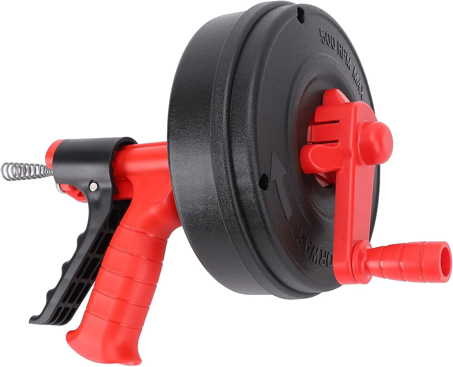 Flexible Drain Snake,High Hardness Spring,Clog Remover for Toilet, Kitchen with Two Operating Modes, Versatile Use for 50-75MM Pipelines (10m Spring)