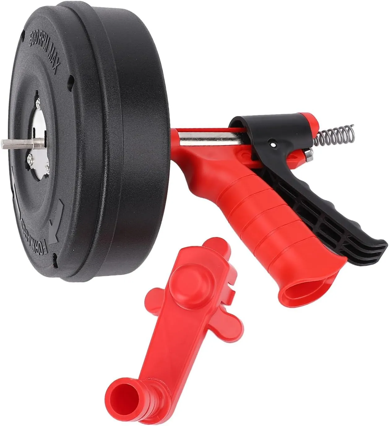 Flexible Drain Snake,High Hardness Spring,Clog Remover for Toilet, Kitchen with Two Operating Modes, Versatile Use for 50-75MM Pipelines (10m Spring)
