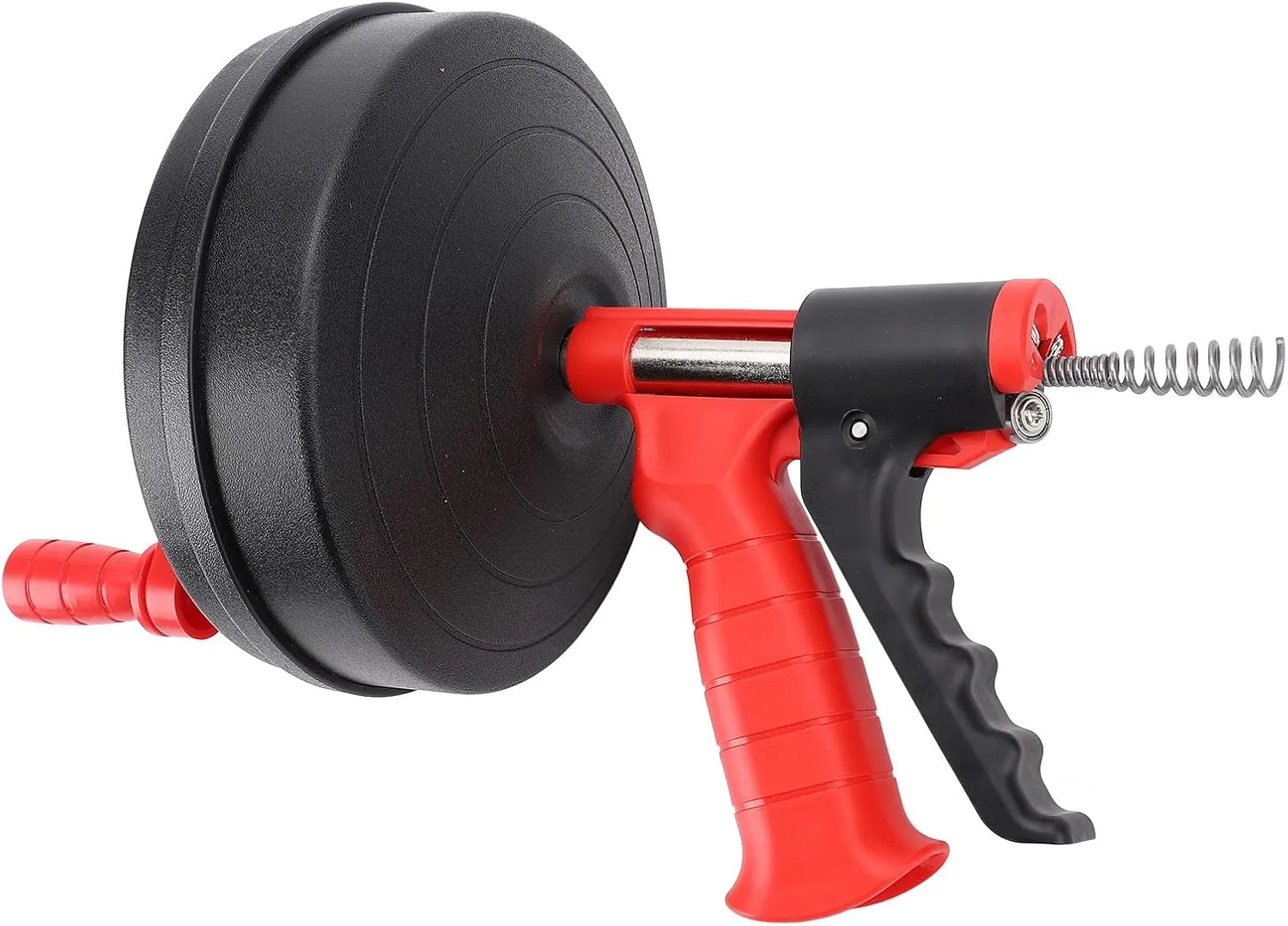 Flexible Drain Snake,High Hardness Spring,Clog Remover for Toilet, Kitchen with Two Operating Modes, Versatile Use for 50-75MM Pipelines (10m Spring)