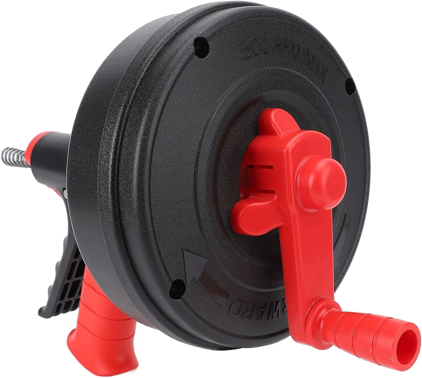 Flexible Drain Snake,High Hardness Spring,Clog Remover for Toilet, Kitchen with Two Operating Modes, Versatile Use for 50-75MM Pipelines (10m Spring)