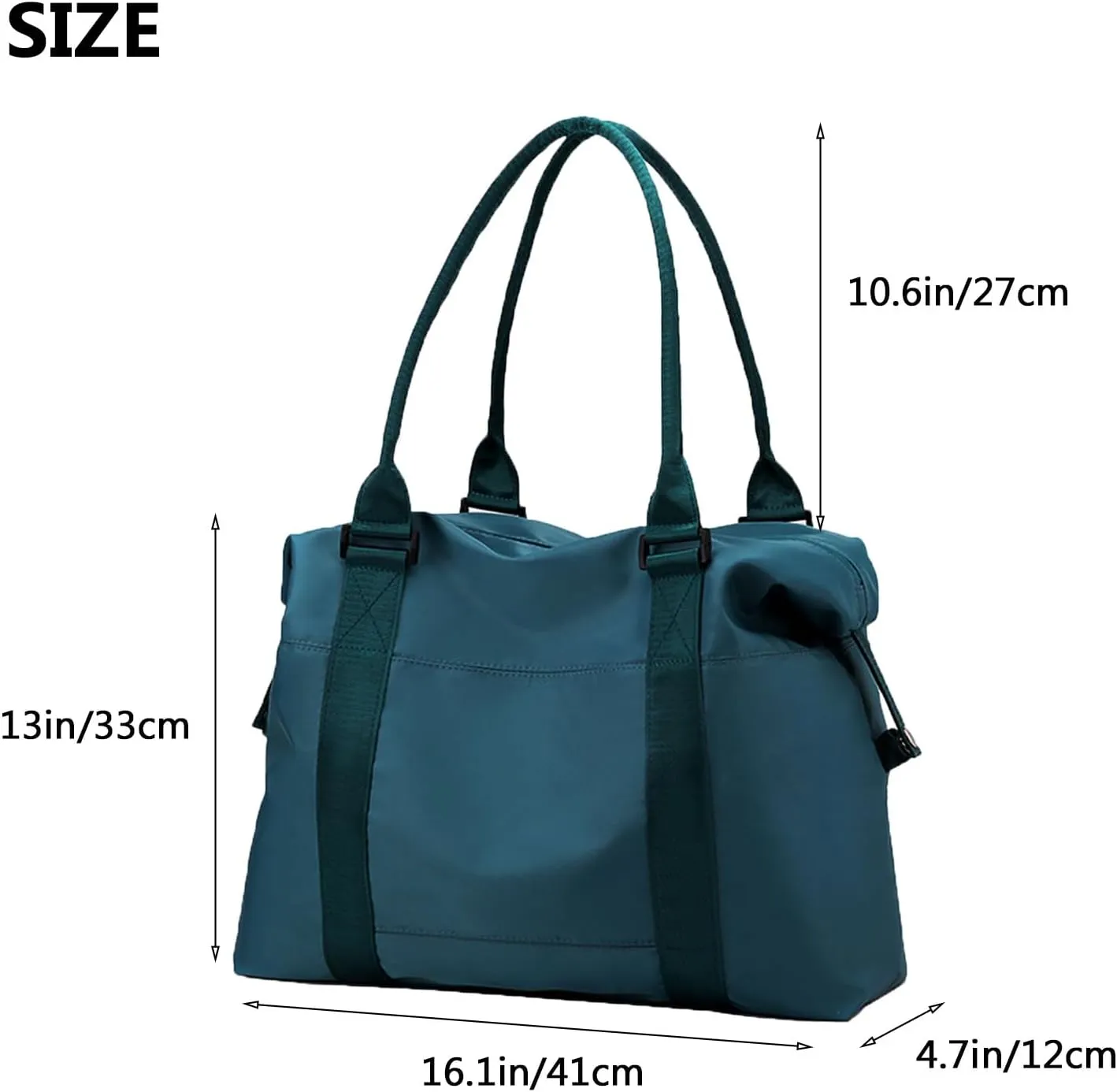 forestfish Duffle Tote Bag Weekender Bags for Women Travel with Trolley Sleeve