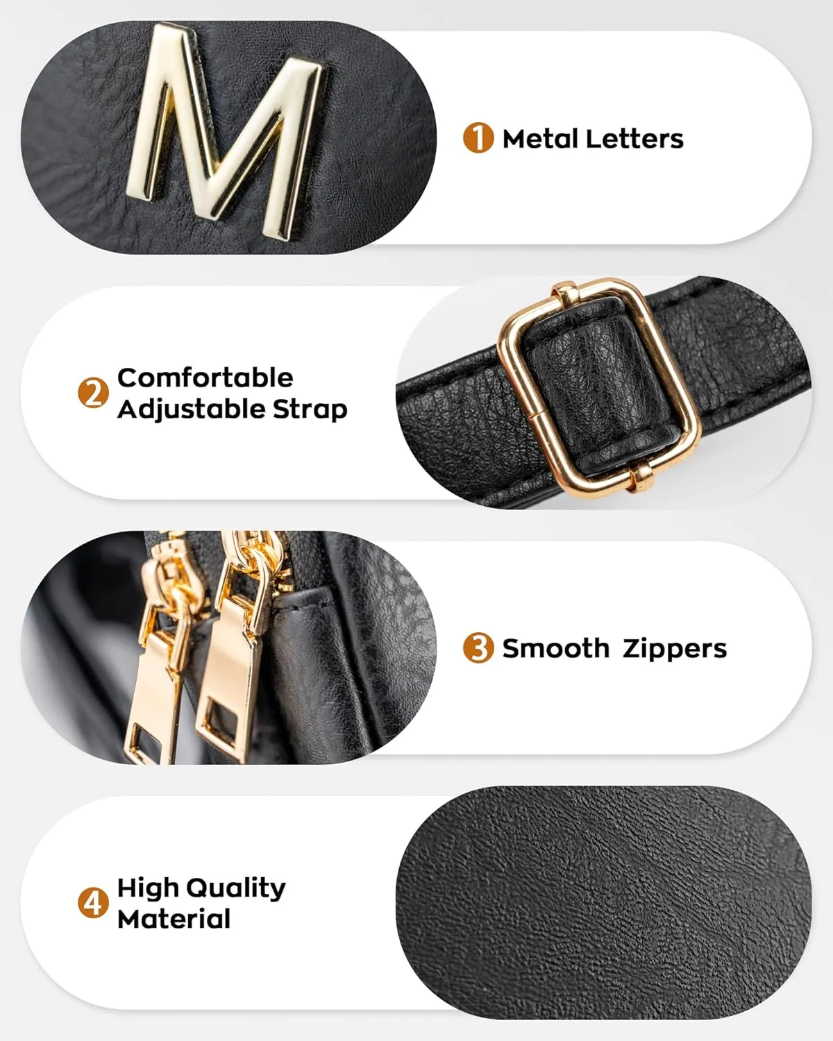 Gifts for 12 13 14 15 16 Year Old Teen Girls, Initial Crossbody Purses for Women, Mini Lightweight Sling Bag, Leather Waterproof, Adjustable Strap, Cute Trendy Stuff, Ideal for Travel