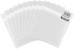 Golden State Art, Pack of 100 7"x7" Crystal Clear Resealable Plastic Stoarge Bags, Self Sealing Cello/Cellophane Bags for Packaging Prints & Photos, Candle, Soap