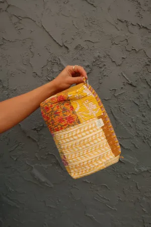 Goldie Quilted Cosmetic Bag