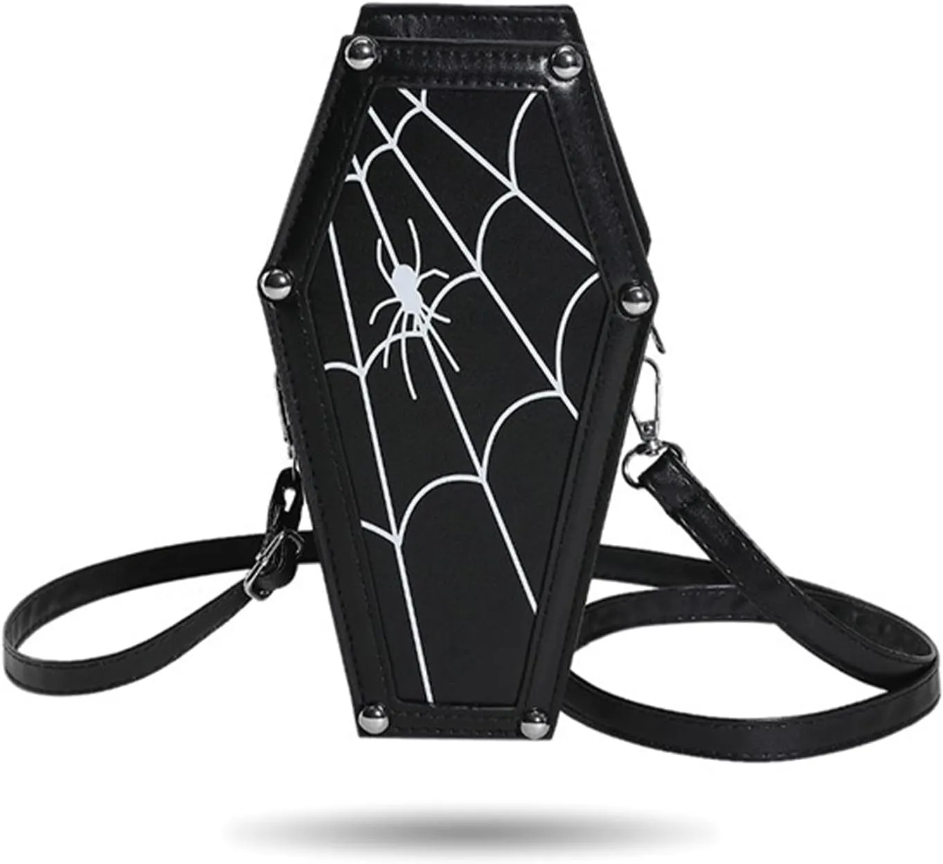 Goth Purse Coffin Halloween Purses Clutch Shoulder Bag Small Crossbody Bag Spooky Horror Cute Wallet