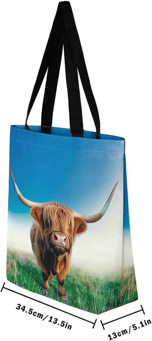 Gradient Swirl Canvas Tote Bag,Galaxy Tie Dye Travel Shopping Bag Bohemian Datura Mandala Circle Shoulder Bag