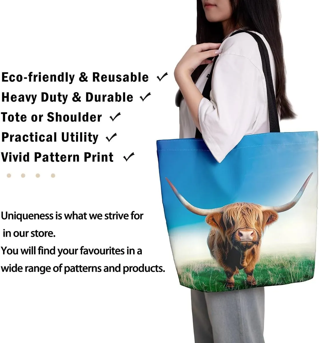 Gradient Swirl Canvas Tote Bag,Galaxy Tie Dye Travel Shopping Bag Bohemian Datura Mandala Circle Shoulder Bag