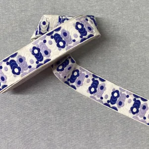 Groovy Baby Purple and Blue Vintage Trim