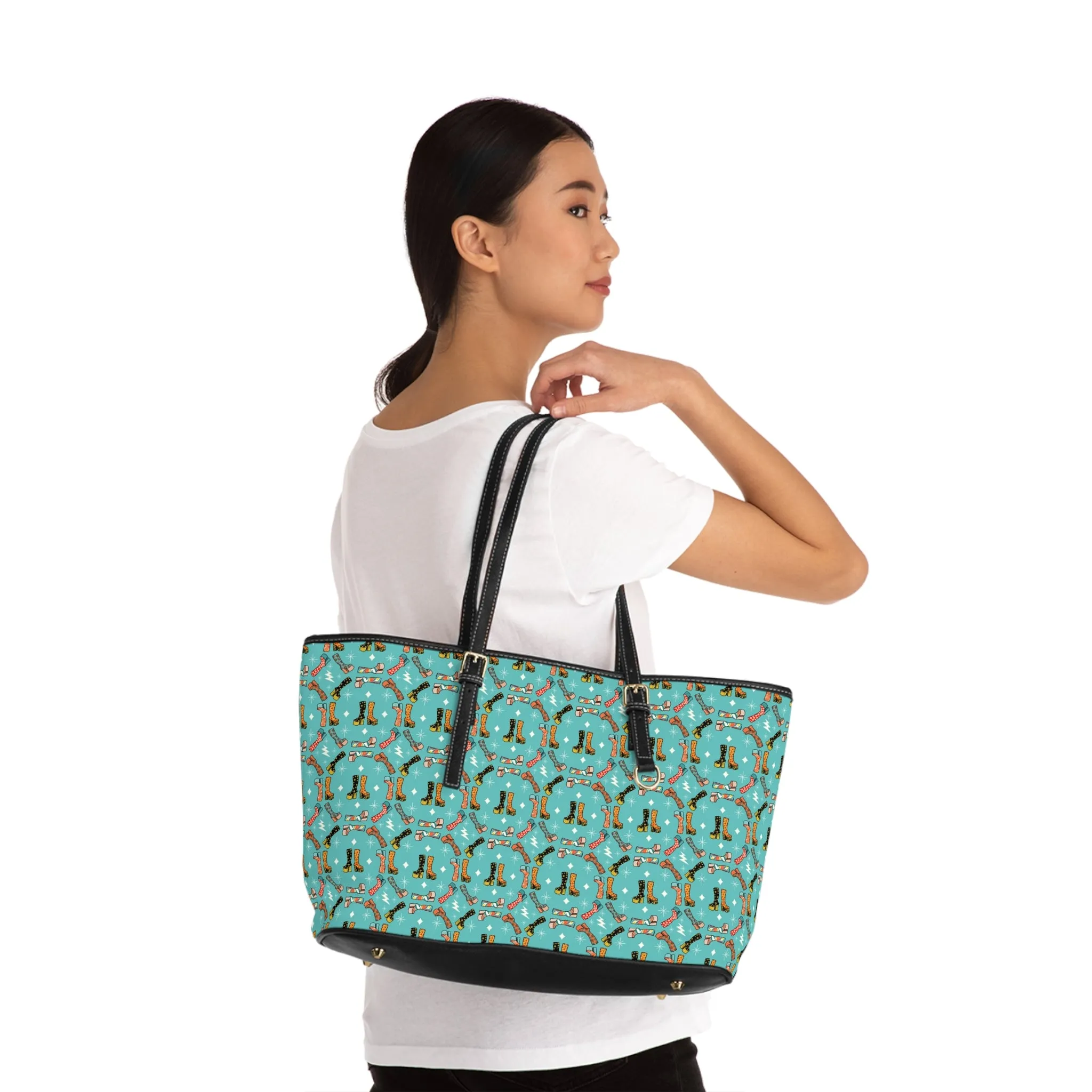Groovy Boots PU Leather Shoulder Bag