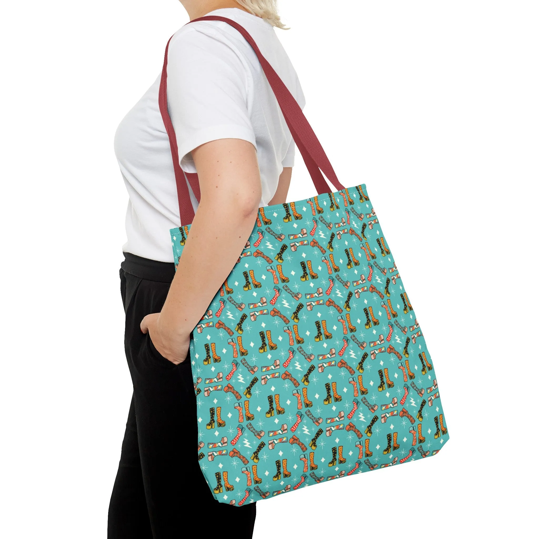 Groovy Boots Tote Bag