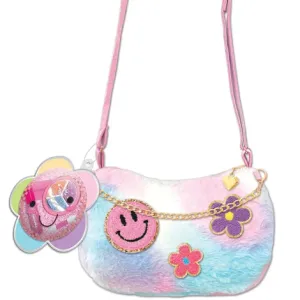 Groovy Flower Smiley Crossbody