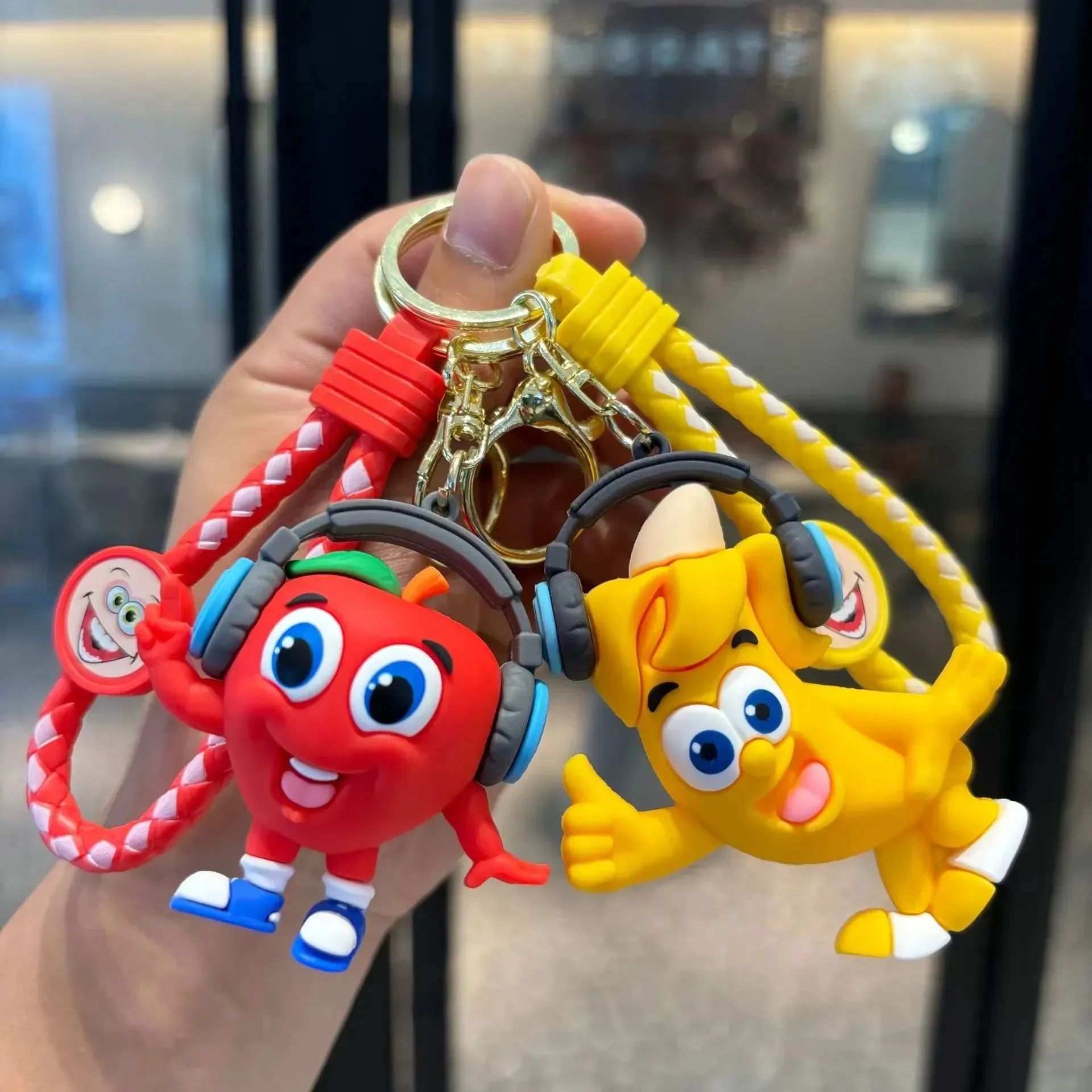 Groovy Fruits 3D Keychain
