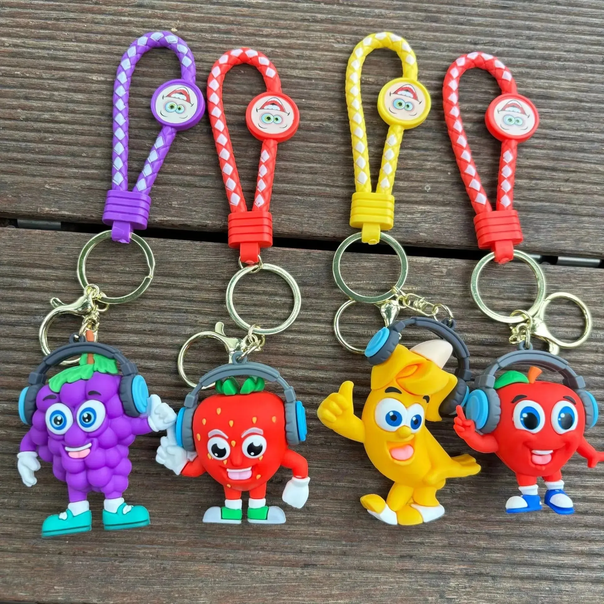 Groovy Fruits 3D Keychain
