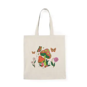 Groovy Mushrooms Beach Tote Bag