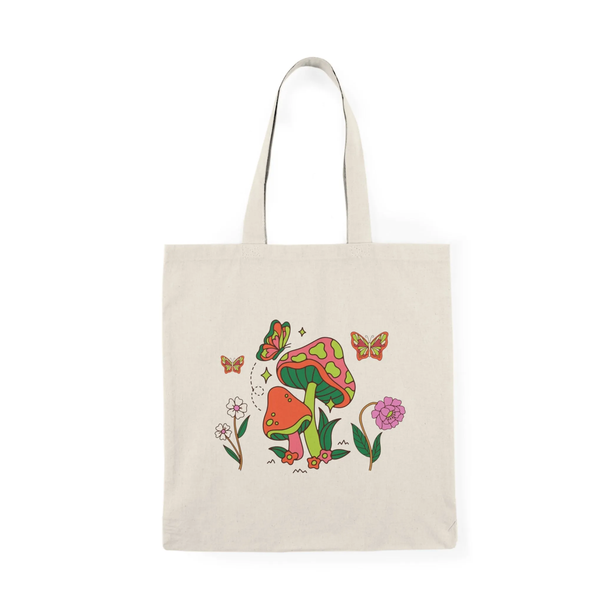 Groovy Mushrooms Beach Tote Bag