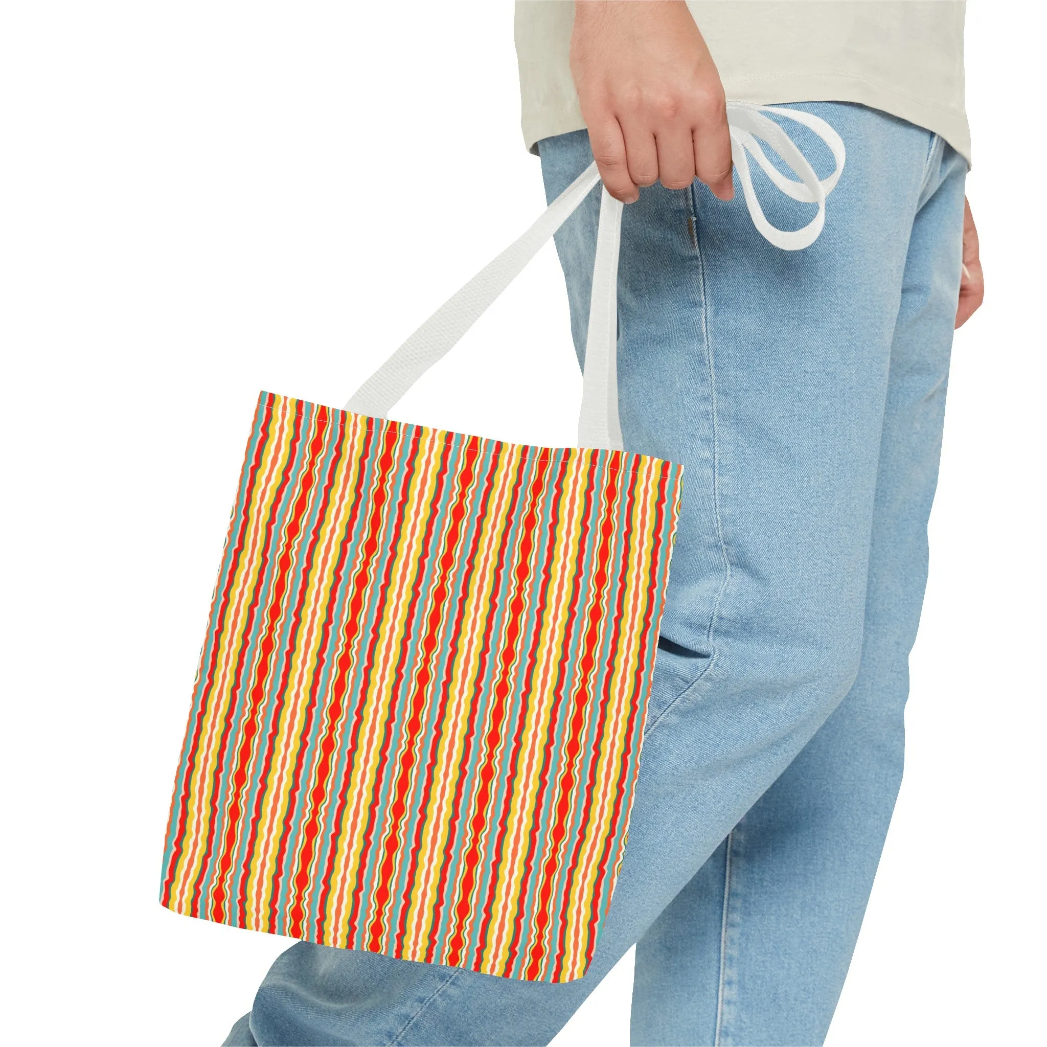 Groovy Stripes Tote Bag