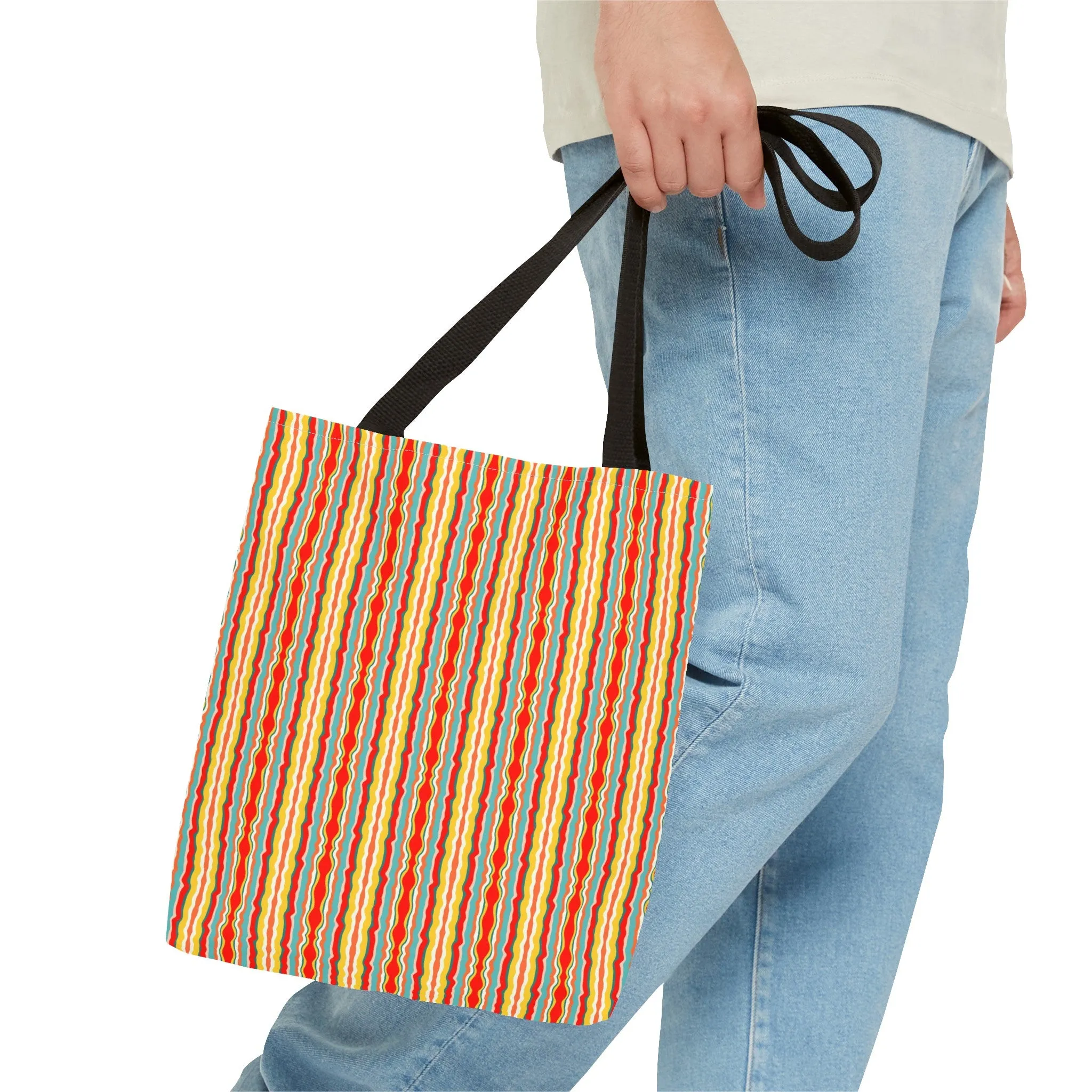 Groovy Stripes Tote Bag