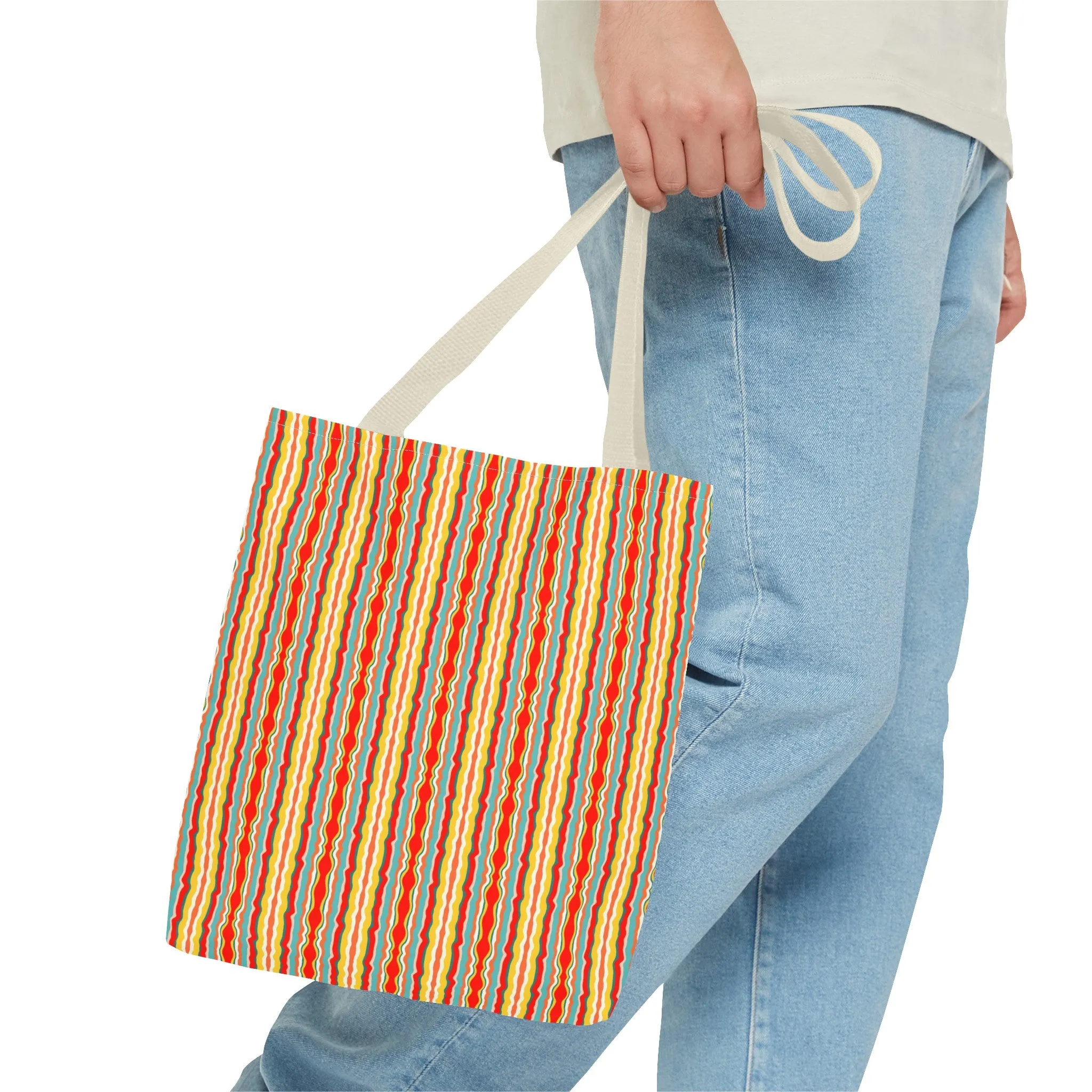 Groovy Stripes Tote Bag