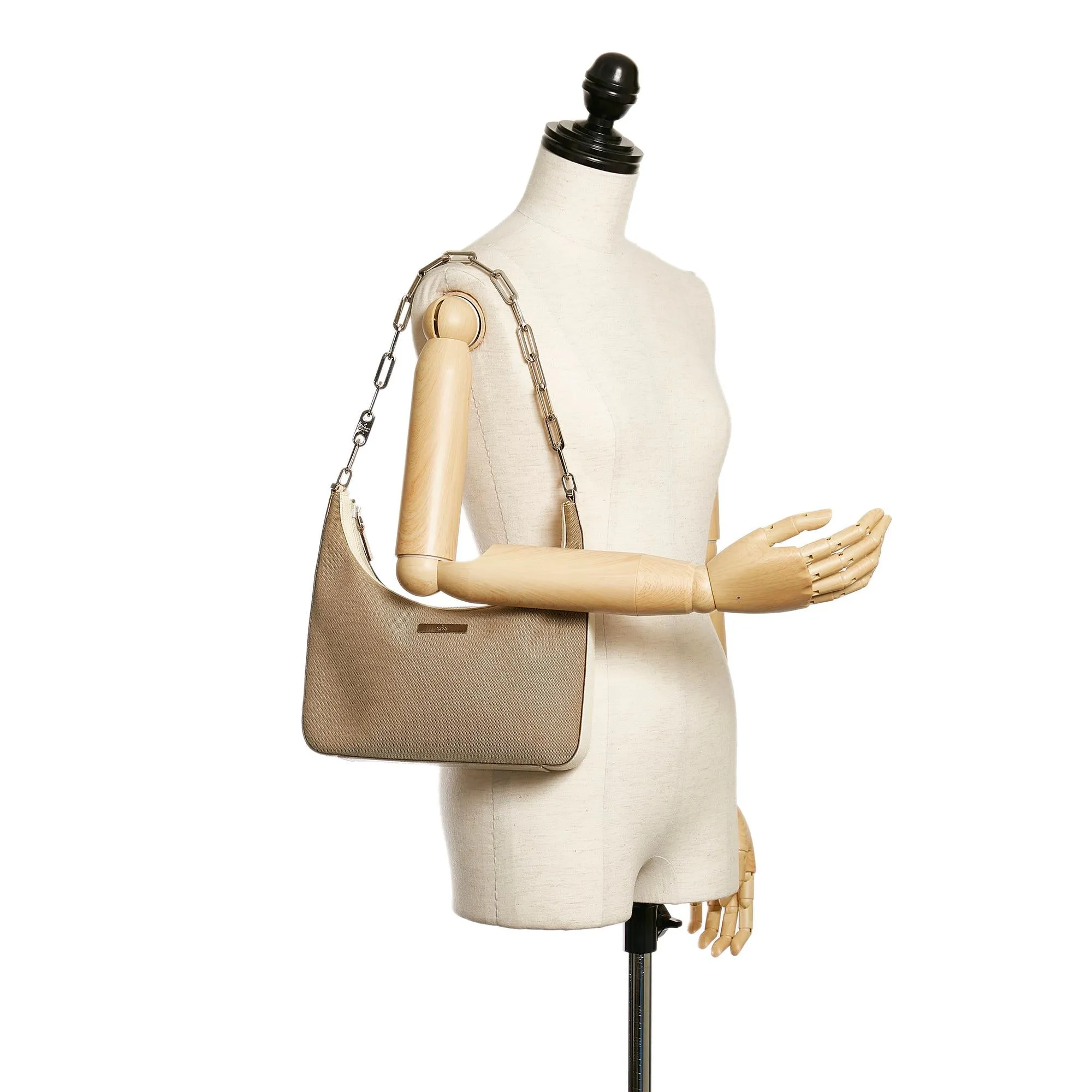 Gucci Canvas Chain Shoulder Bag (SHG-30264)