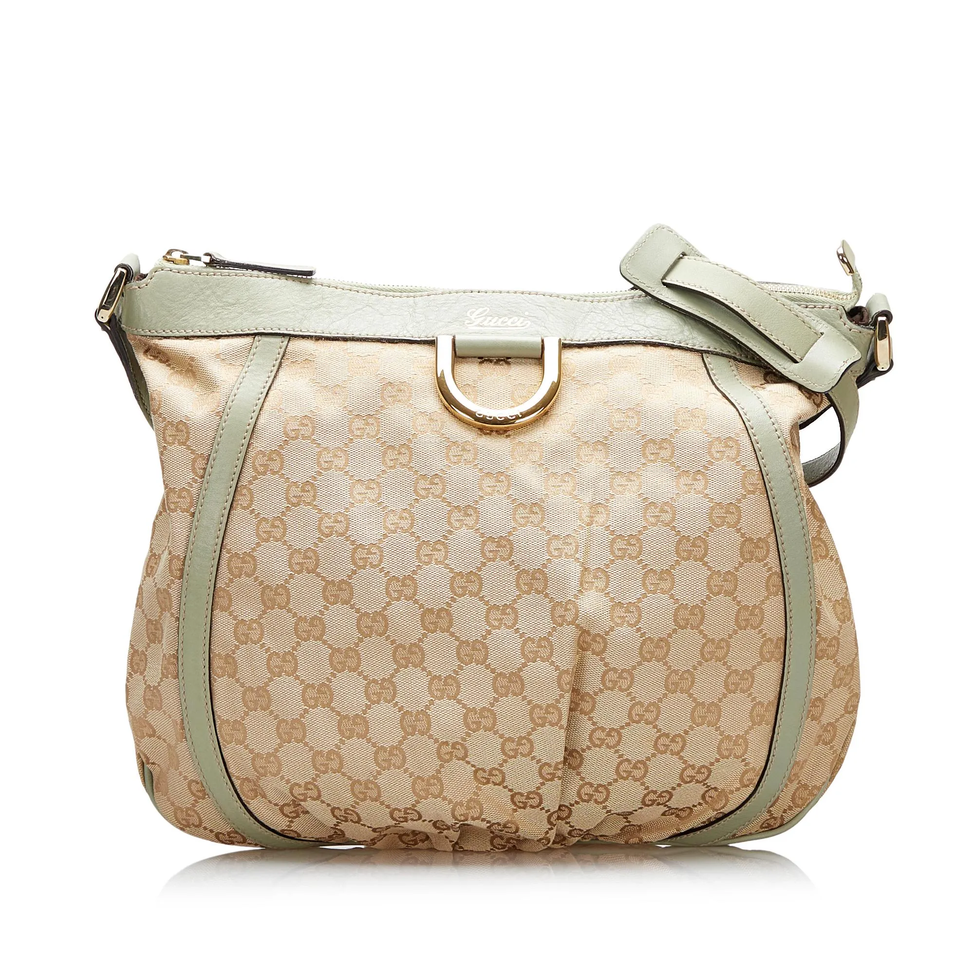 Gucci GG Canvas Abbey D-Ring Crossbody Bag (SHG-68SCNu)