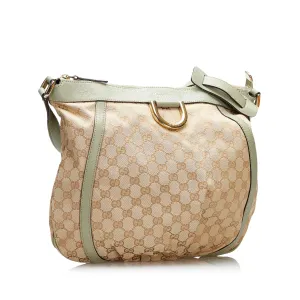 Gucci GG Canvas Abbey D-Ring Crossbody Bag (SHG-68SCNu)