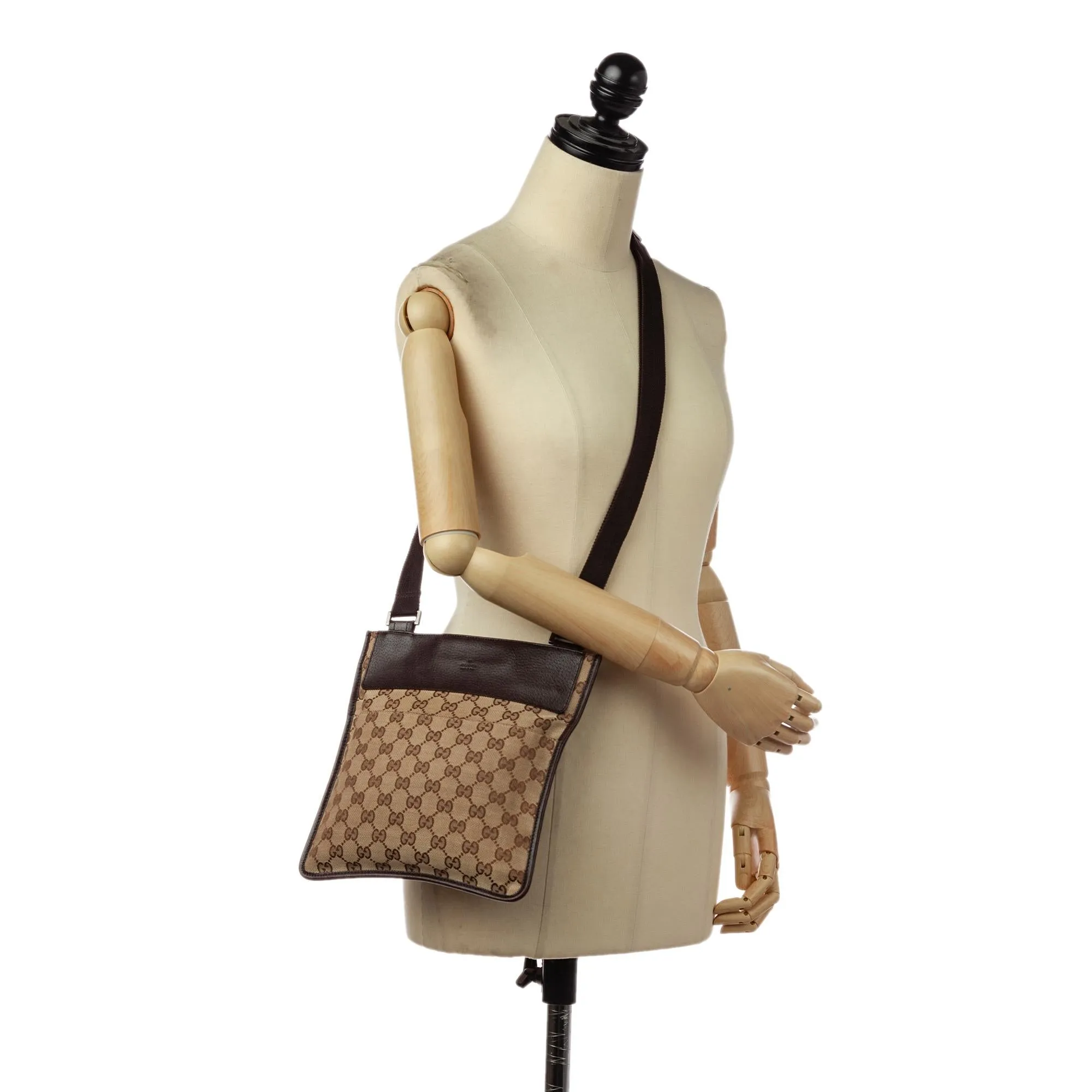 Gucci GG Canvas Crossbody Bag (SHG-31457)