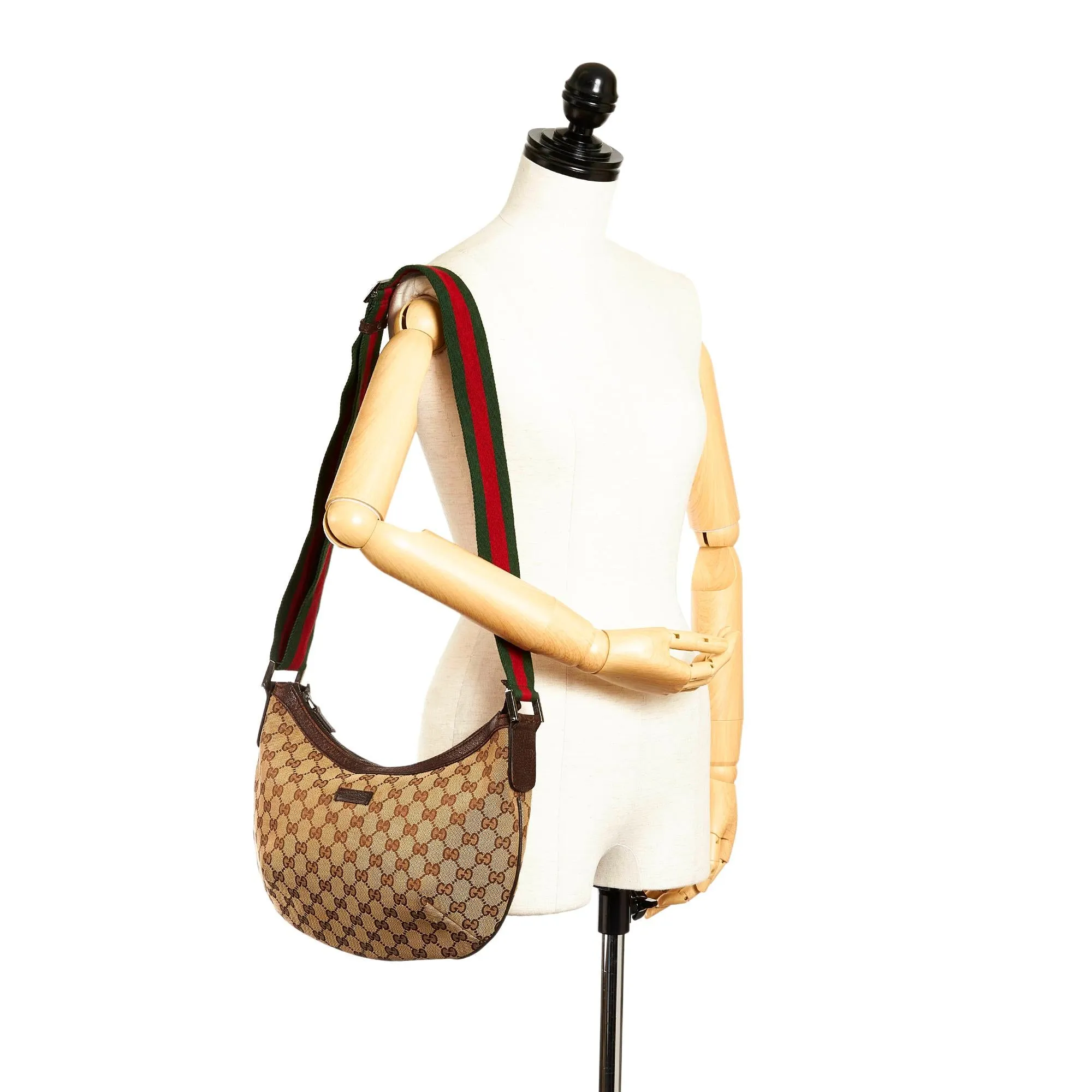 Gucci GG Canvas Crossbody Bag (SHG-34102)