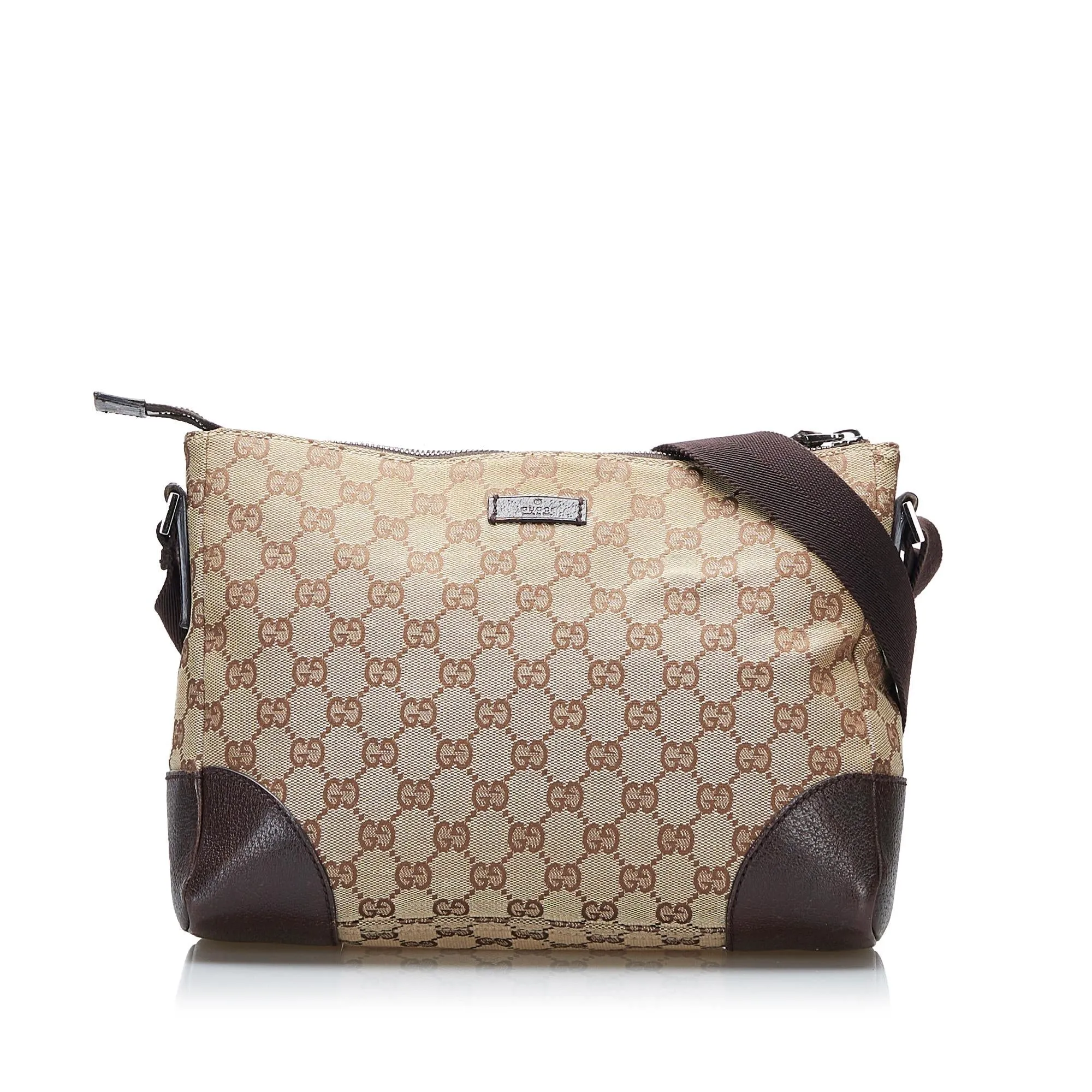 Gucci GG Canvas Crossbody Bag (SHG-bEZWx8)