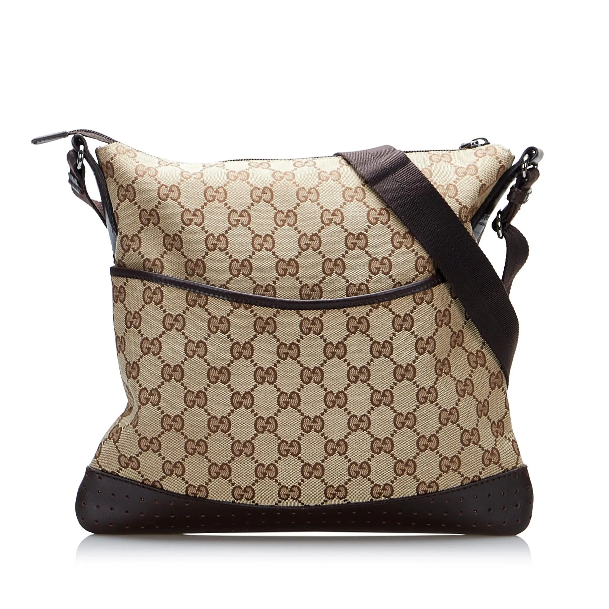 Gucci GG Canvas Crossbody Bag (SHG-DUHgiy)