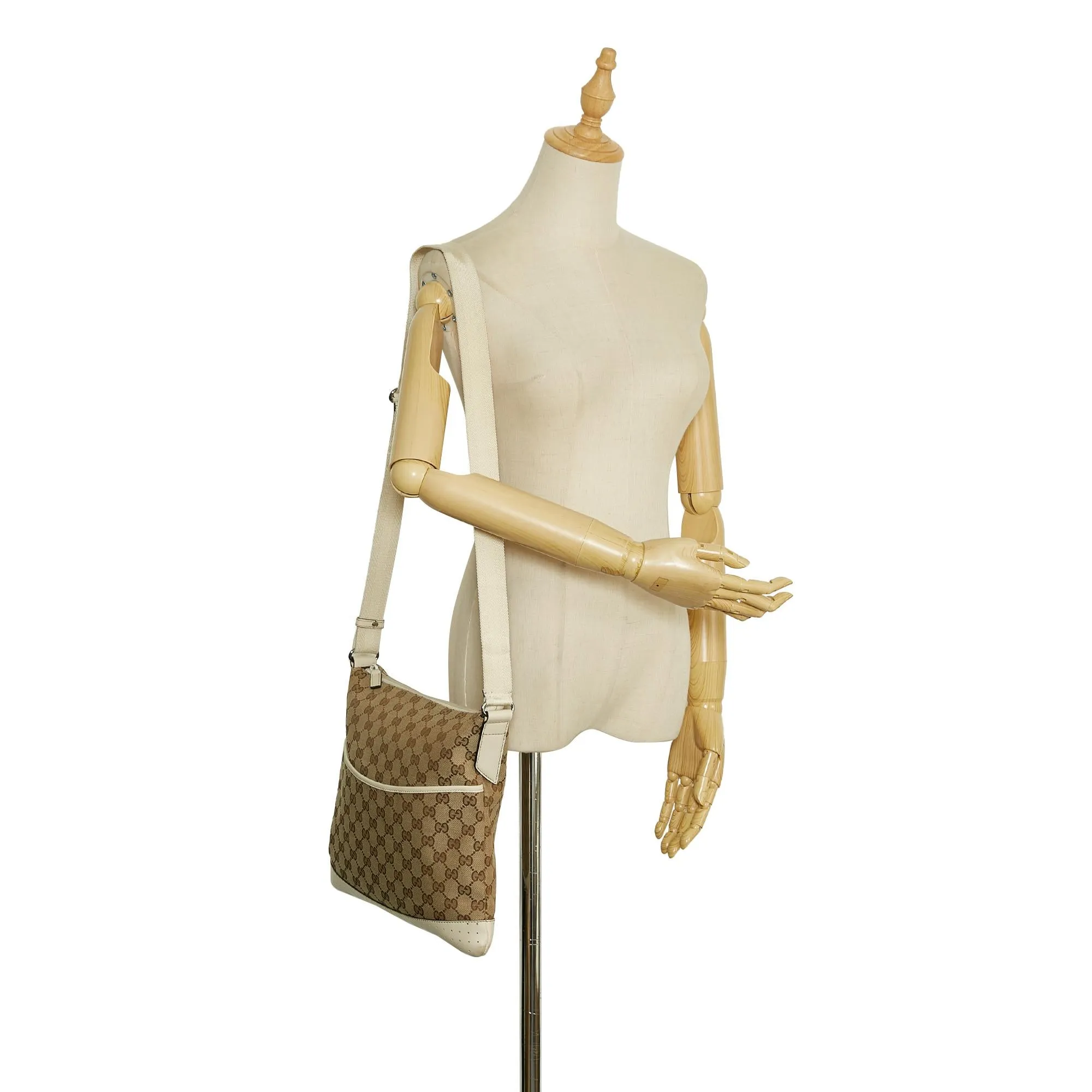 Gucci GG Canvas Crossbody (SHG-37940)