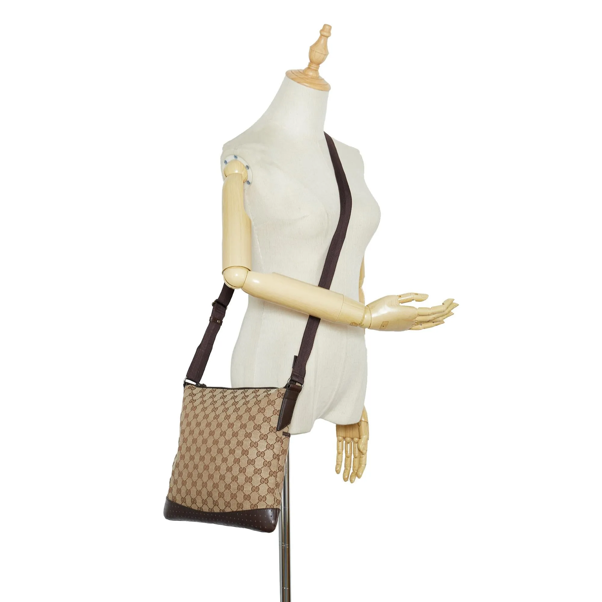 Gucci GG Canvas Crossbody (SHG-87k0HK)