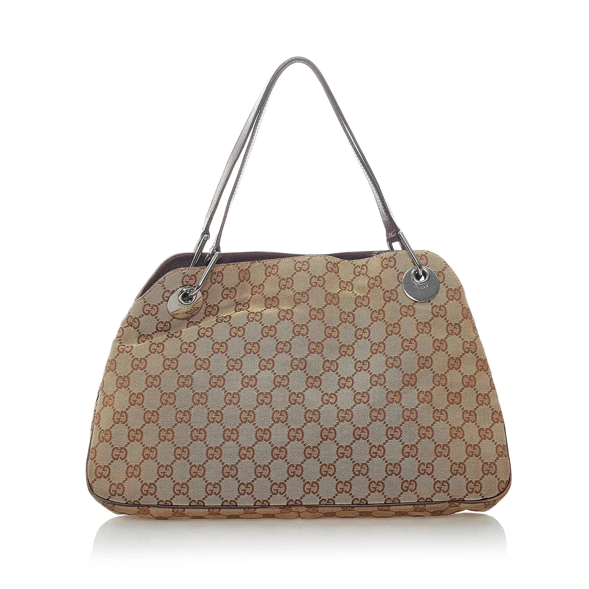 Gucci GG Canvas Eclipse Shoulder Bag (SHG-32020)