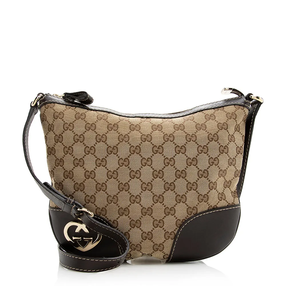 Gucci GG Canvas Interlocking Heart Crossbody Bag (SHF-21469)