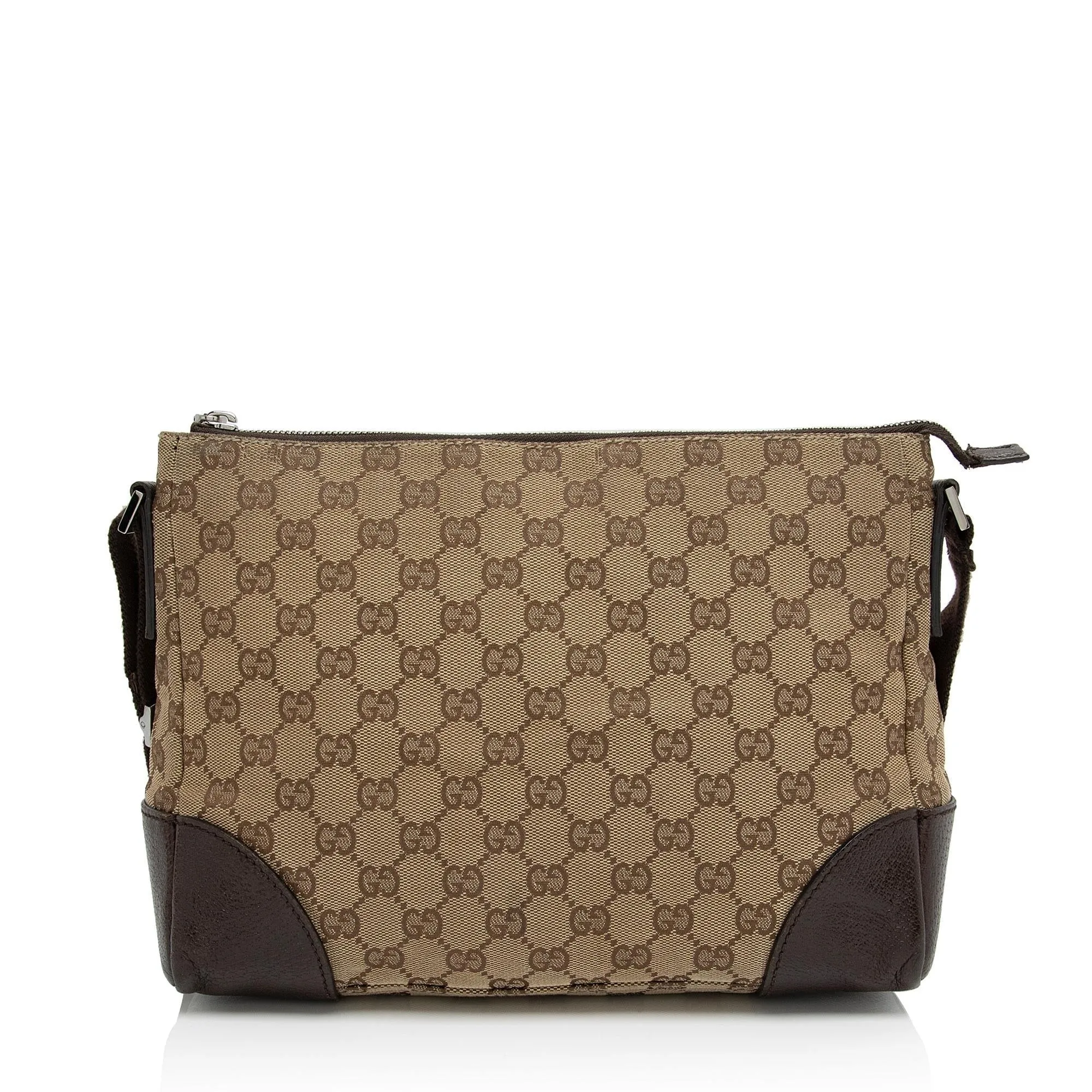 Gucci GG Canvas Medium Messenger Bag (SHF-xVfo2X)