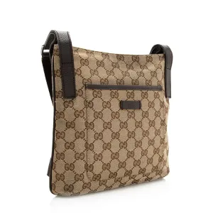Gucci GG Canvas Messenger Bag (SHF-20310)