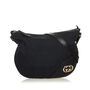 Gucci GG Canvas New Britt Crossbody (SHG-34441)
