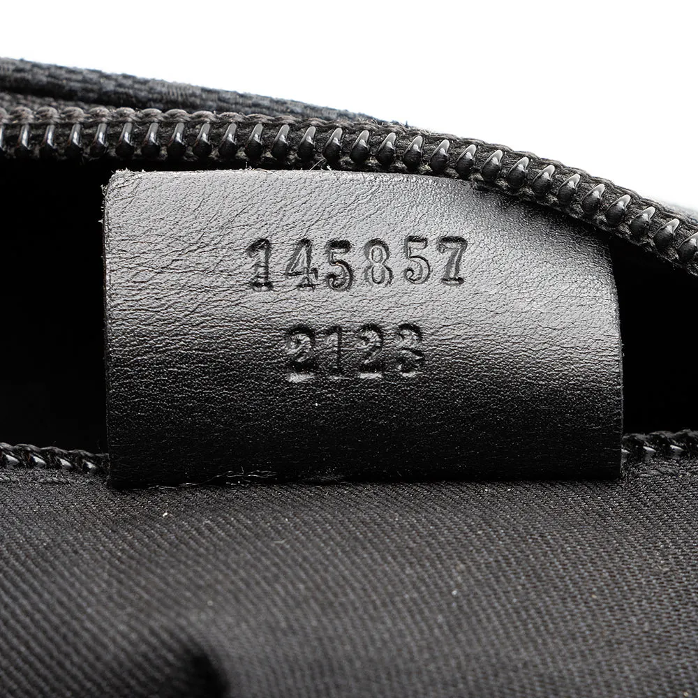 Gucci GG Canvas Perforated Leather Messenger Bag (SHF-20533)
