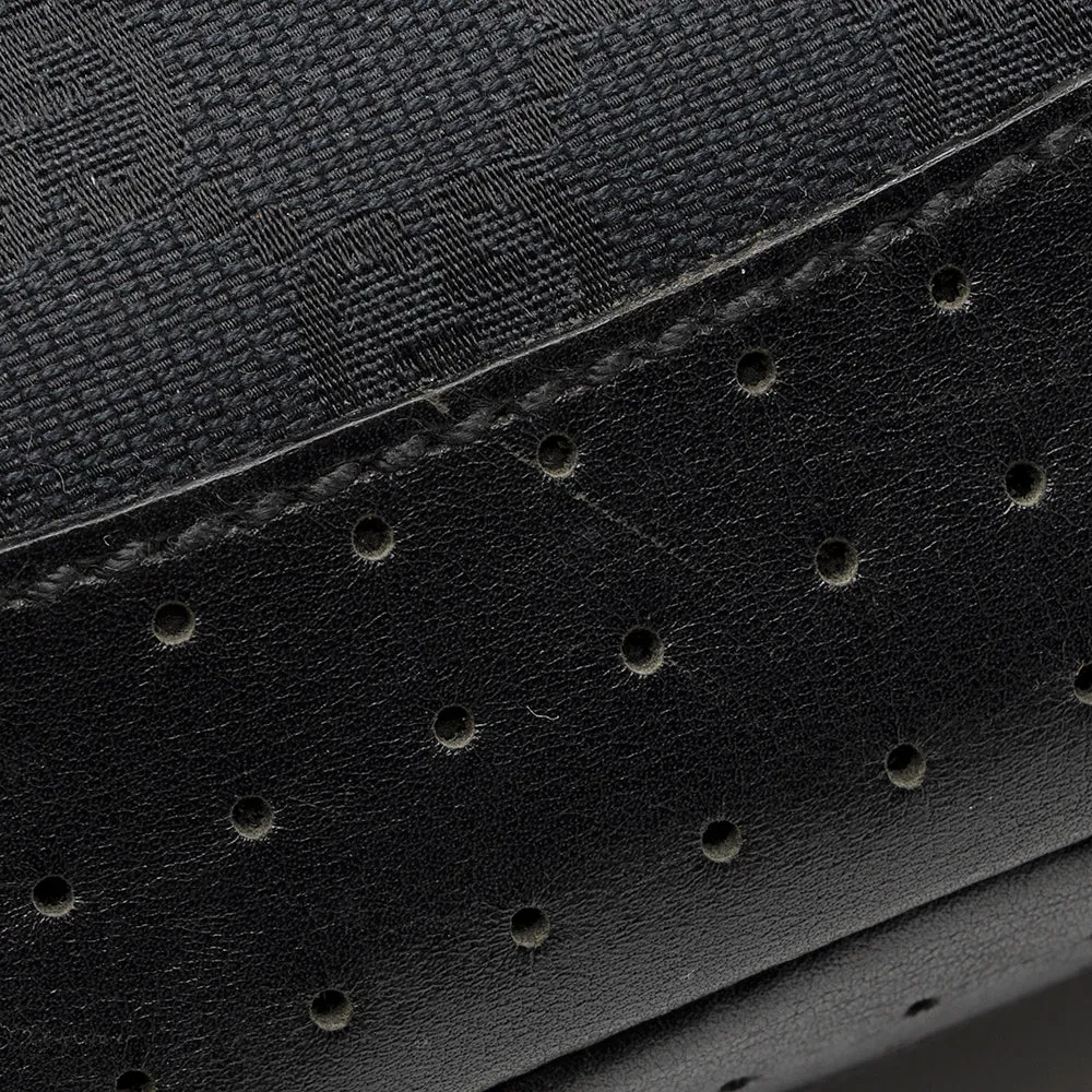Gucci GG Canvas Perforated Leather Messenger Bag (SHF-20533)