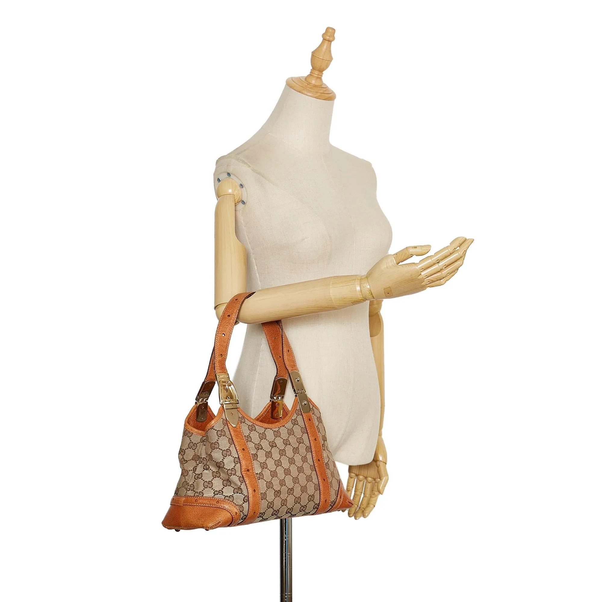 Gucci GG Canvas Shoulder Bag (SHG-35225)