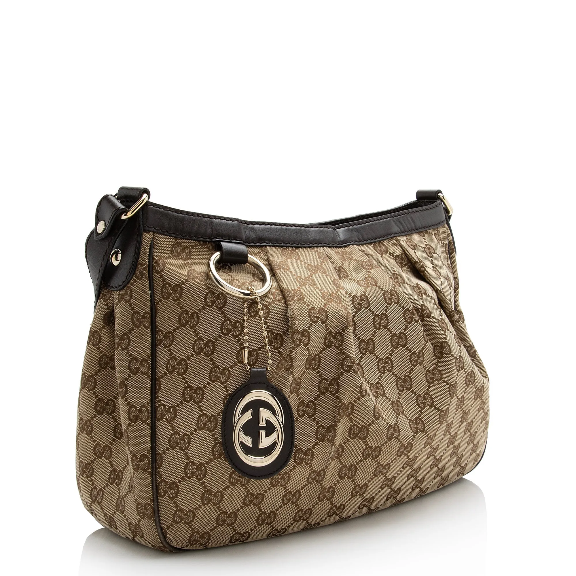 Gucci GG Canvas Sukey Messenger Bag (SHF-22606)